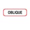 Nevs Position Labels - Oblique 1/2" x 1-1/2" White w/Red & Black XP-490 - alternate 1